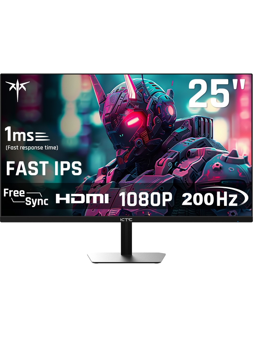KTC 24.5'' H25T7 FHD IPS 200Hz 1ms Monitör ürün fotoğrafı